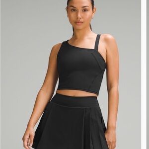 Lululemon Everlux Asymmetrical Tank Top One Shoulder Bra Top Size: 8